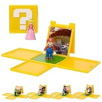 THE SUPER MARIO BROS. MOVIE – 1.25” Mini Figure with Question Block 6-Pack Wave 1 Features Mario, Luigi, Peach, Toad, Kamek and, Koopa Paratroopa