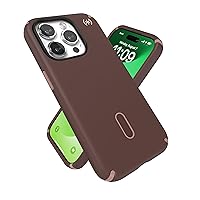 Speck iPhone 15 Pro Case - ClickLock No-Slip Interlock, Built for MagSafe, Drop Protection - Scratch Resistant, Soft Touch, 6.1 Inch Phone Case - Presidio2 Pro New Planet/Clay Tan/Warm Sand