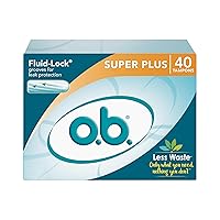 Tampons | Non-Applicator Tampon, Unscented | Super Plus Tampons, 40ct