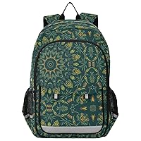 ALAZA Colorful Mandala Backpack Bookbag Laptop Notebook Bag Casual Travel Trip Daypack for Women Men Fits 15.6 Laptop