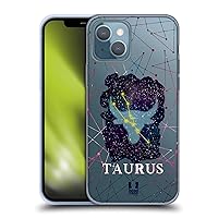 Head Case Designs Taurus Zodiac Constellation Soft Gel Case Compatible with Apple iPhone 13