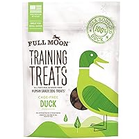 Full Moon All Natural Human Grade Duck Training Treats For Dogs, 5 Ounce (97541)