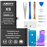 Battery for iPhone Xs 5000mAh, Li-ion Internal New Upgraded 0 Cycle High Capacity Battery Replacement for iPhone Xs Model A2097 A2098 A1920 A2100 with Professional Repair Tool Kit