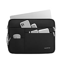 Omnpak for 15.3 inch MacBook Air Case Sleeve Compatible with 15 inch MacBook Air M3/M2,Multi Pockets with Side Handle Protective Carrying Case for 16 inch MacBook Pro M3 Pro M3 Max