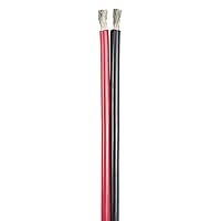 Ancor 121602A Bonded Cable, 6/2 AWG (2x13mm2), Flat - 25ft, Black/Red