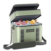 Lisa Lunch Soft Cooler 20/36 Can, Insulated Bag Portable Ice Chest Box for Lunch, Beach, Drink, Beverage, Travel, Camping, Picnic, Car, Trips, Cooler Leak-Proof