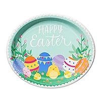 American Greetings 36-Count Paper Dinner Plates, Easter Party Supplies