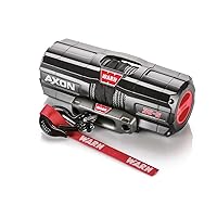 WARN 101130 AXON 35-S Powersports Winch with Spydura Synthetic Cable Rope: 3/16