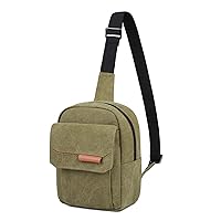 Small Camera Bag for Photographer Canvas Sling Bag Purse Waterproof Dslr Bag Compatible with Nikon Sony for Men and Women