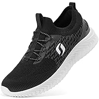 STQ Walking Shoes Women Arch Support Slip on Sneakers with Memory Foam Comfort Lightweight