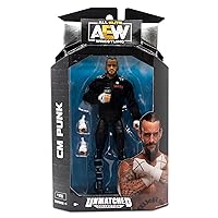 Ringside CM Punk - AEW Unmatched Series 4 Toy Wrestling Action Figure
