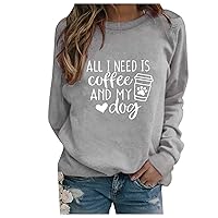 Summer T-Shirts for Women Funny Letter Printed Graphic Tee Tunic Tops Casual Loose Short/Long Sleeve T Shirt Pullover