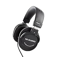 HDH40 – Over Ear Studio Headphones with Closed Back Design, Flexible Headband and 2.7m Cable for Studio Monitoring, Podcasting and Recording - Black