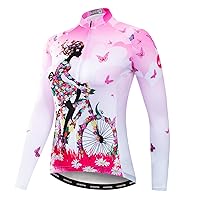 Cycling Jersey for Women Long Sleeve Clothing Bicycle Jacket