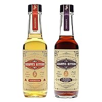 Scrappy's Bitters Set - Lavender, 5 oz & Firewater, 5 oz - Organic Ingredients, Finest Herbs & Zests, No Extracts, Artificial Flavors, Chemicals or Dyes. Made in the USA!