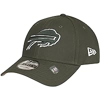 New Era 9Forty Snapback Cap - NFL Buffalo Bills Seaweed - One Size Dark Green