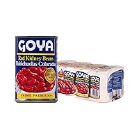 Goya Foods Red Kidney Beans, 15.5 Ounce (Pack of 16)