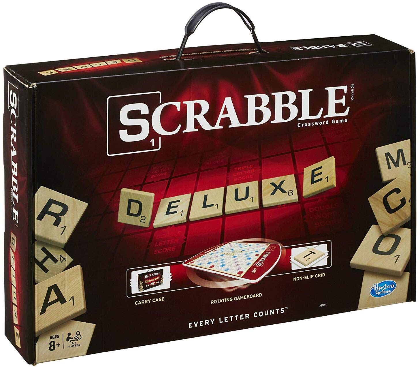 Hasbro Gaming Scrabble Deluxe Edition Game