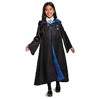Harry Potter Robe, Official Hogwarts Wizarding World Costume Robes, Deluxe Kids Size Dress Up Accessory