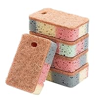 Washing Sponges Double-Sided Cleaning Spongs Household Scouring Pad Wipe Dishwashing Sponges Cloth Household Scouring Pad Removal Decontamination