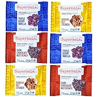 Supernola Superfood Clusters | 12pc Best Sellers Variety Pack | Plant-Based Protein | Delicious Fruits, Nuts & Seeds | Gluten-free | Organic, Paleo Snack Packs…