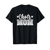 Choir Mom Of A Choir Member Leopard Choir Mother T-Shirt