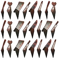 BESTOYARD 24Pcs Halloween Cupcake Decorations Fake Knife Cupcake Toppers Scary Cake Picks Happy Halloween Props for Halloween Theme Birthday Party Favors Supplies