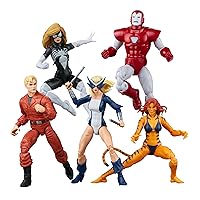 Marvel Legends Series The West Coast Avengers Collection, 5 Comics-Inspired Collectible 6-Inch Action Figures (Amazon Exclusive), Multi-color