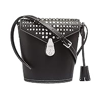 Calvin Klein Lock Leather Bucket Bag
