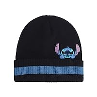 Concept One Disney Lilo and Stitch Winter Beanie Hat Knitted Stocking Cap