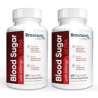 2 Pack Braxton Labs Blood Sugar Ultra 60x2 120 Capsules