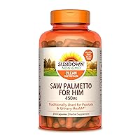Sundown Saw Palmetto Supplement, Supports Men’s Health, 250 Capsules