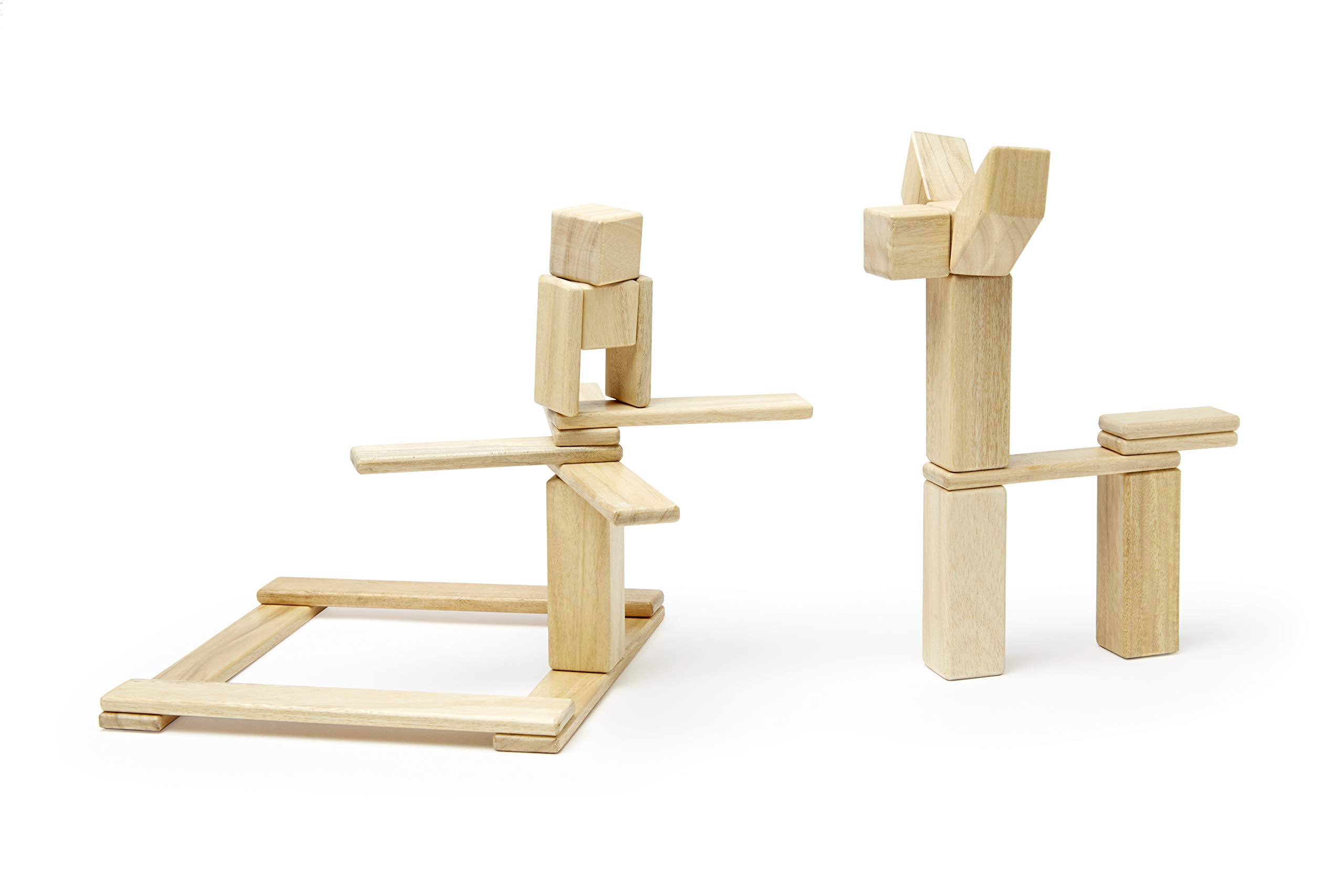 24 Piece Tegu Magnetic Wooden Block Set, Natural