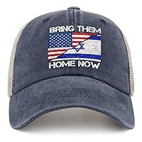 Hat Men Humor I Stand with Israel Cycling Cap for Mens AllBlack Ball Cap Cute Unique Gifts for Crafters
