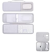 co2CREA Hard Case for Apple Mac Mini + Magic Keyboard + Mouse