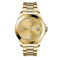 Ice-Watch - ICE Steel Gold - Women's Wristwatch with Metal Strap - 016916 (Medium)
