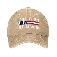 Old Man Hat Don't Let Old Man in Cap for Women Dad Hats Trendy Hat