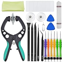 iPhone Screen Opening Tool Kit, 22Pcs Repair Precision Screwdriver Set Compatible with iPhone, iPad, Cell Phone, PS4, Smart Watch, Computer, PC, Tablet, Camera, 7.28 x 5.51 1.57 inches