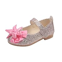 Toddler Shoes That Make Noise Kids Shoes Single Bowknot Dancing Shoes Bling Infant Size 1 Baby Girls Shoes