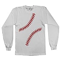 Threadrock Kids Baseball or Softball Seams Youth Long Sleeve T-Shirt