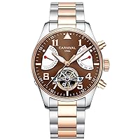 Carnival Men's Wrist Watch Automatic Complications Time Mechanical