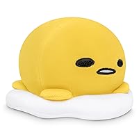 The Officially Licensed Original Sanrio Reversible Plushie - Gudetama Plushie - Cute Sensory Fidget Stuffed Animals That Show Your Mood
