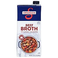 Swanson 100% Natural, Gluten-Free Beef Broth, 32 Oz Carton