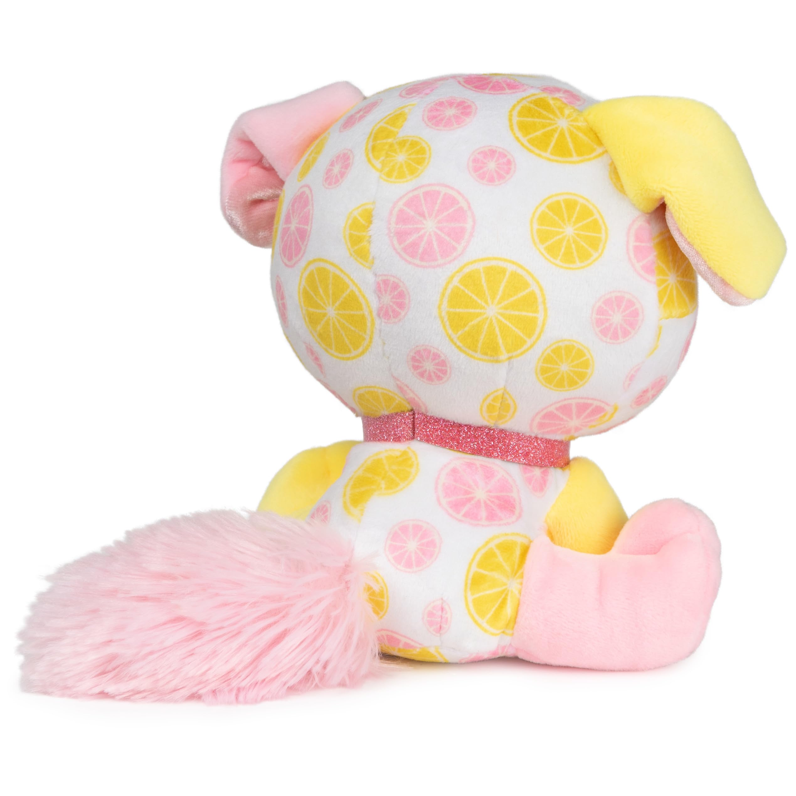 GUND P.Lushes Pets Juicy Jam Collection, Capri Limone Puppy Stuffed Animal, Pink/Yellow, 6”