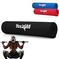 Yes4All Barbell Thick Foam &Nylon Pad, Neck Shoulder Protective Pad For Lunges, Squats, Hip Thrust - Fit Standard Olympic Bar
