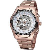 FORSINING Men's Automatic Analogue Stainless Steel Bracelet Antique Round Watch FSG8042M4