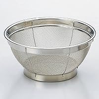 18-8 Shallow Colander 7.1 x 3.5 inches (18 x 9 cm), 7.1 oz (200 g), Kitchen Supplies, Restaurant, Stylish, Tableware, Commercial Use