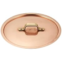 Endo Shoji ANB03018 Ethol Pot Lid, Commercial Use, 7.1 inches (18 cm), Copper, Brass, Tin, Made in Japan