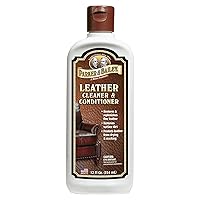 PARKER & BAILEY LEATHER CLEANER & CONDITIONER – Restores & Conditions Leather, Cleaner For Upholstery or Car Interior, Car Leather Seat Cleaner, Faux Leather, Furniture, Handbags, Shoes & More 12oz