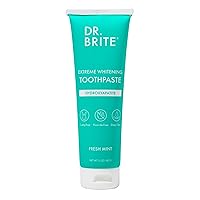 Dr. Brite Mint Natural Whitening Toothpaste with Activated Coconut Charcoal and VIT C, Mint, 5 Ounce (TRTAZ11A)